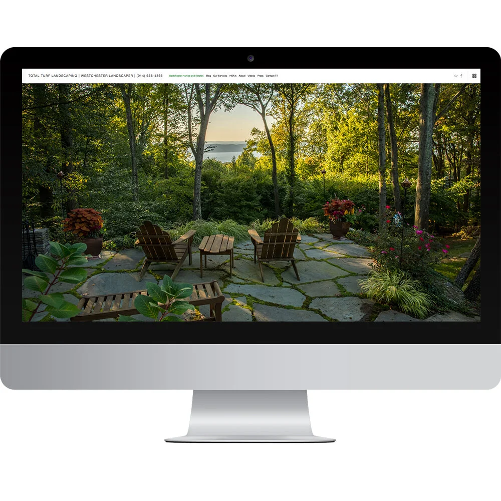  Total Turf Landscaping Website  Work included: Creative direction, project management, writing, photography, video production   https://www.totalturflandscaping.com  