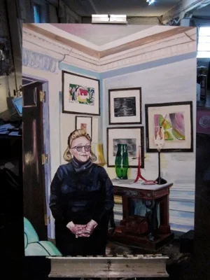Barbaralee , 30”x40”, Acrylic and Varnish on Canvas, 2012