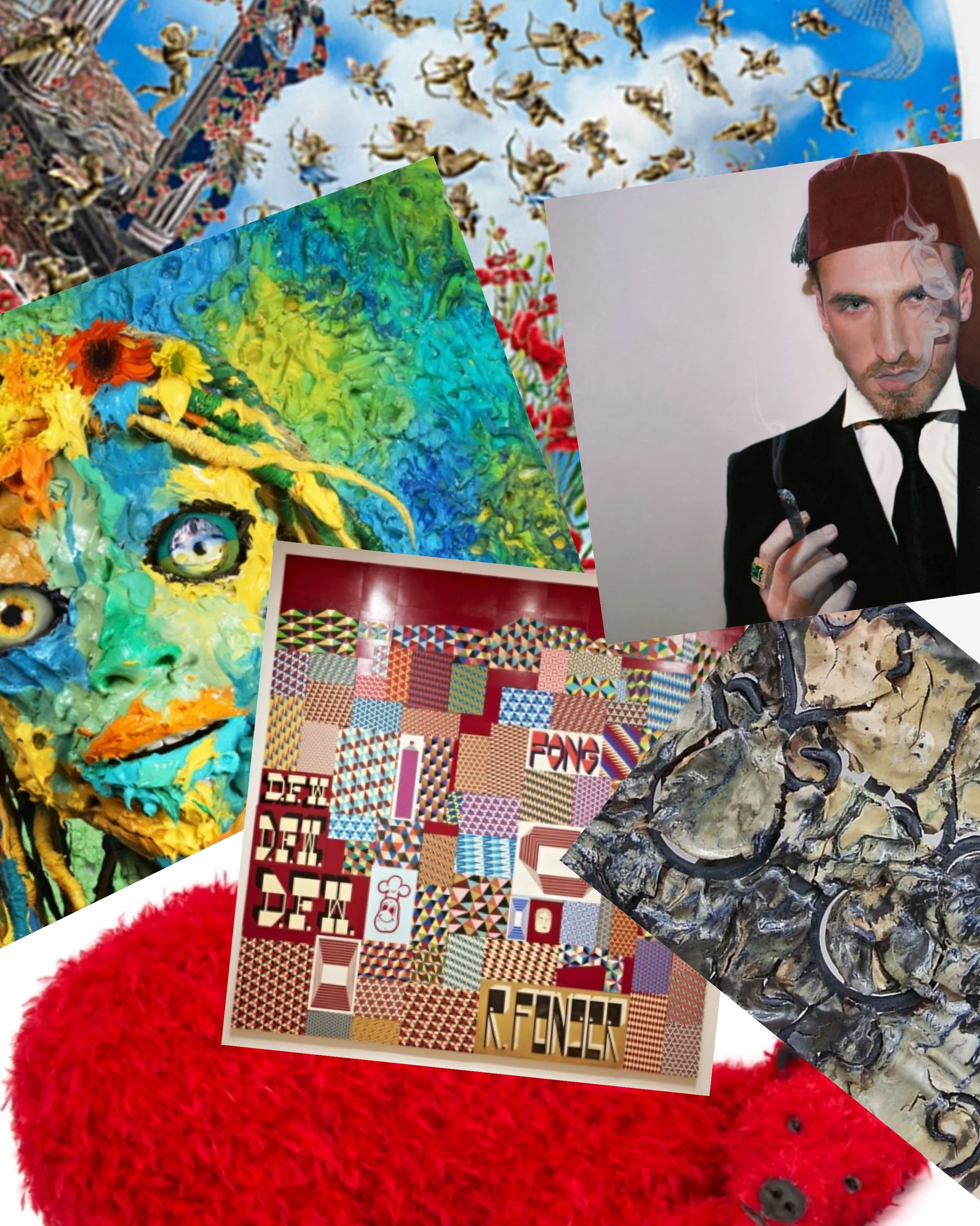 A mix of profane and divine, crazy and surreal. These six artists are keeping me guessing for their upcoming shows. Check it all out below.