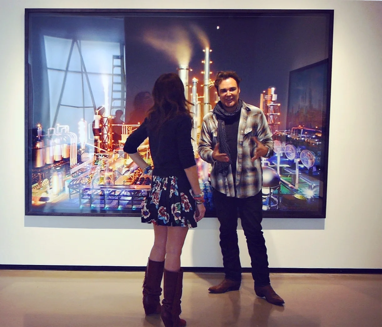 With LAND SCAPE: Luna Park, 2013 on the background