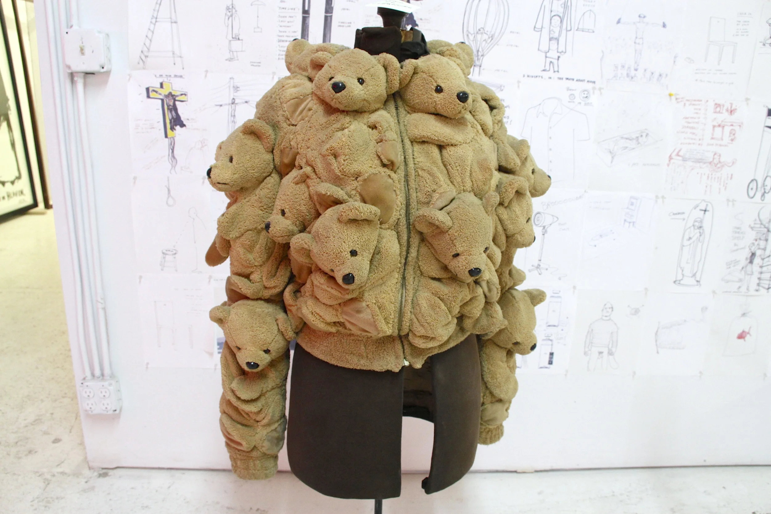 A one-of--a-kind jacket that Sebastian designed a few years ago as homage to the Campana Brothers. 