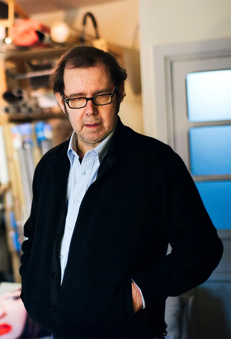 Ciuco in his studio in Madrid