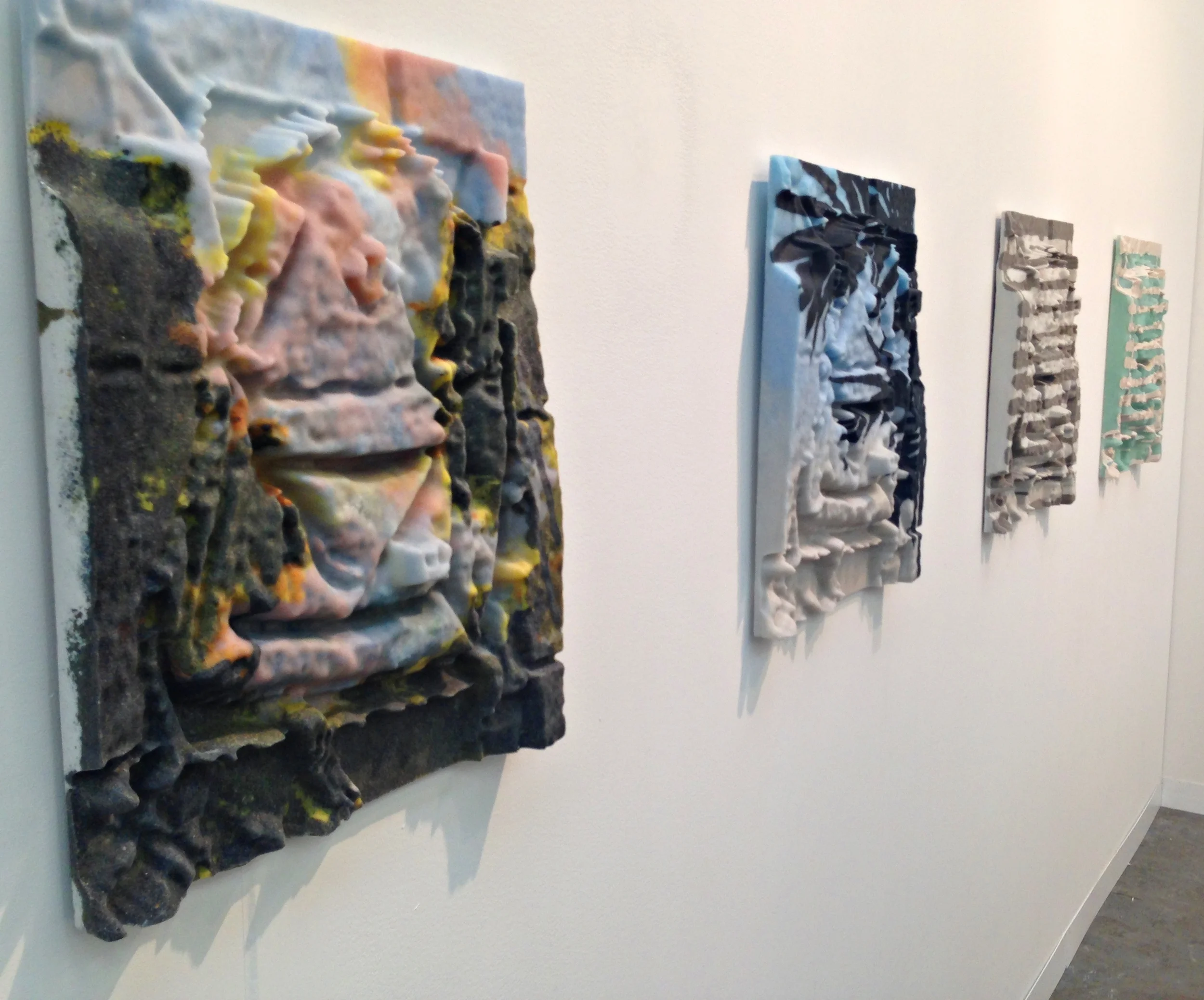 Dwyer Kilcollin's pieces were made with a combination of silica, glass, feldspar, granite, urethane and bronze. 