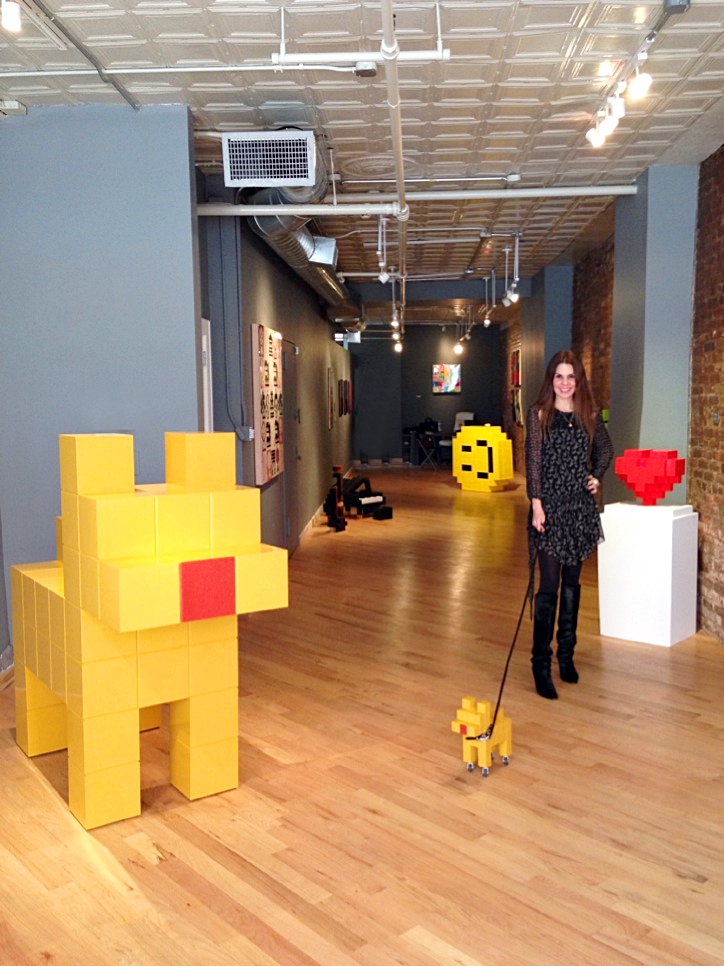 The amazing solo show of Sinji Murakami at Tinca Art in a pop-up space on Water Street