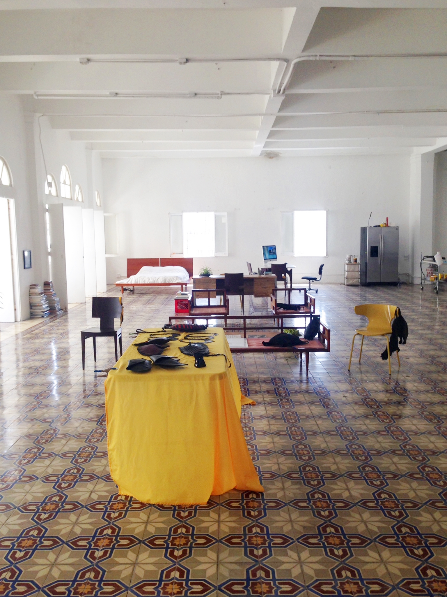 The large and sunny studio of Jose Manuel Gomez