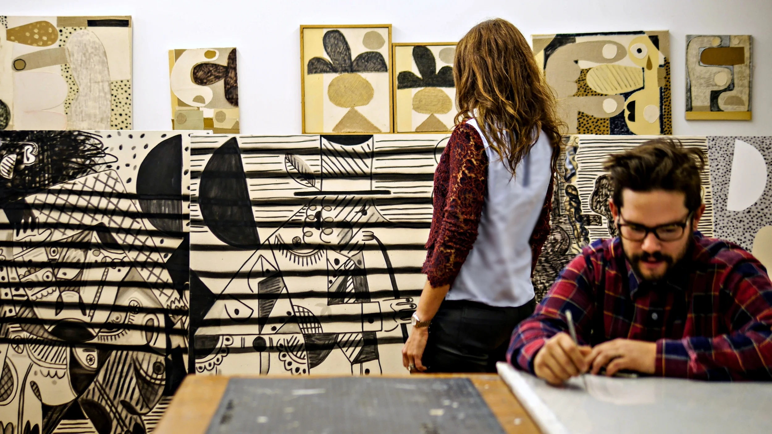 Contemporary Cubism in Austin Eddy's Studio 