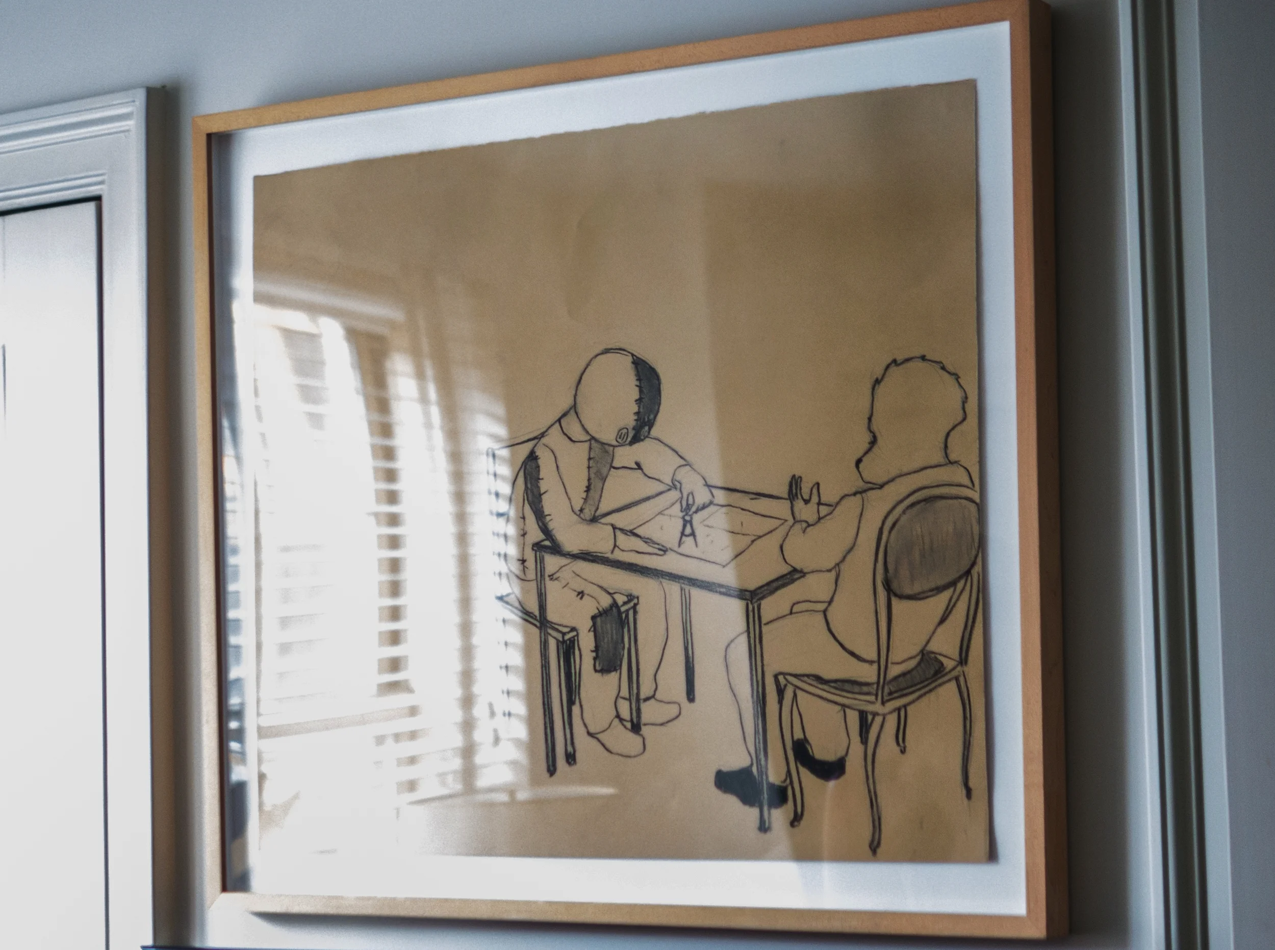 Kojo Griffin's drawing is ambiguous, dark and intriguing.