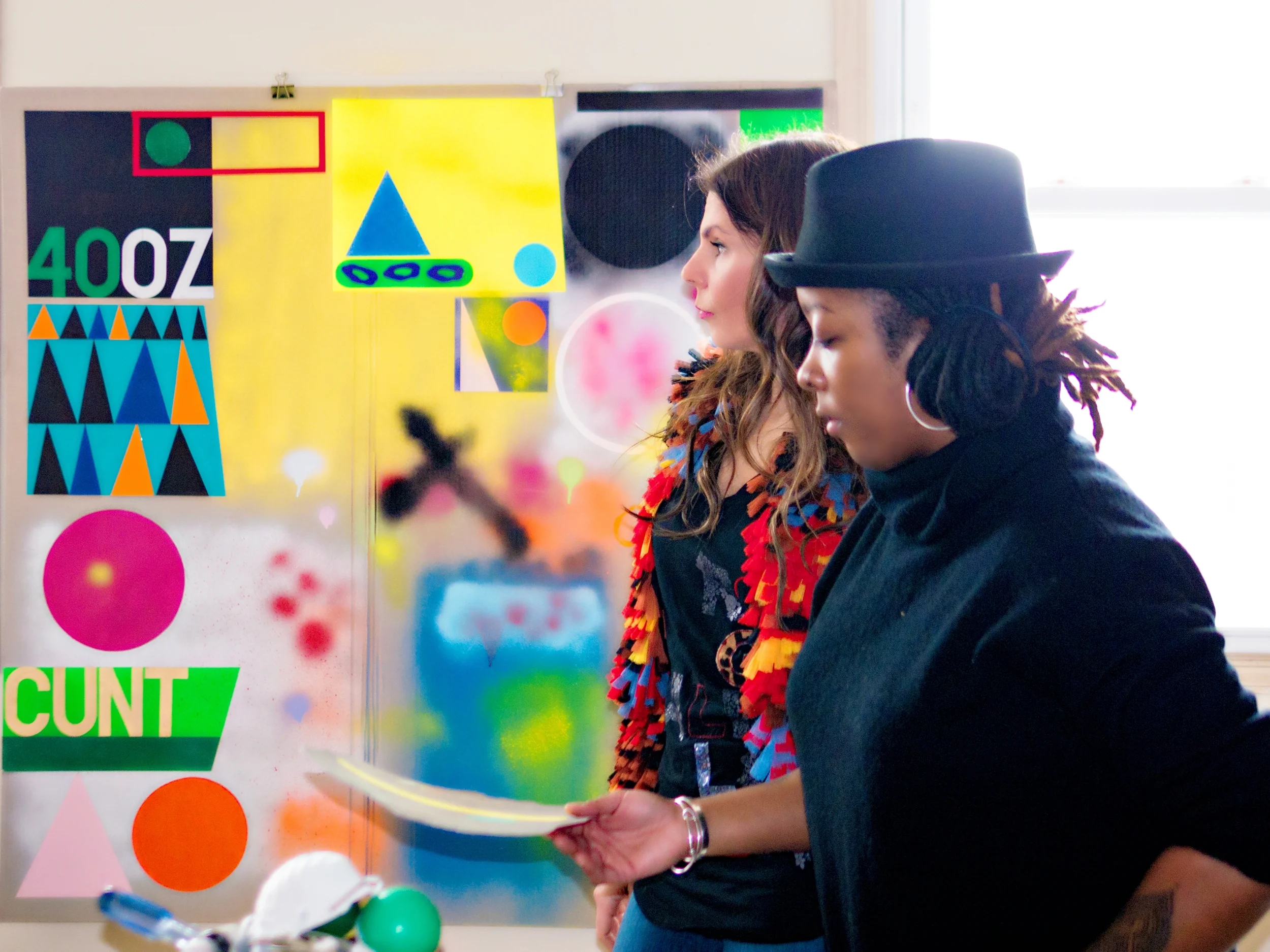 Nina Chanel Abney: A Punch of Color, Politics and Heat