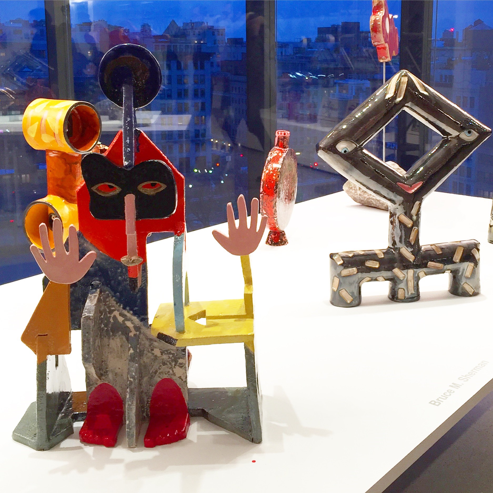 Bruce Sherman's stoneware pieces at White Columns