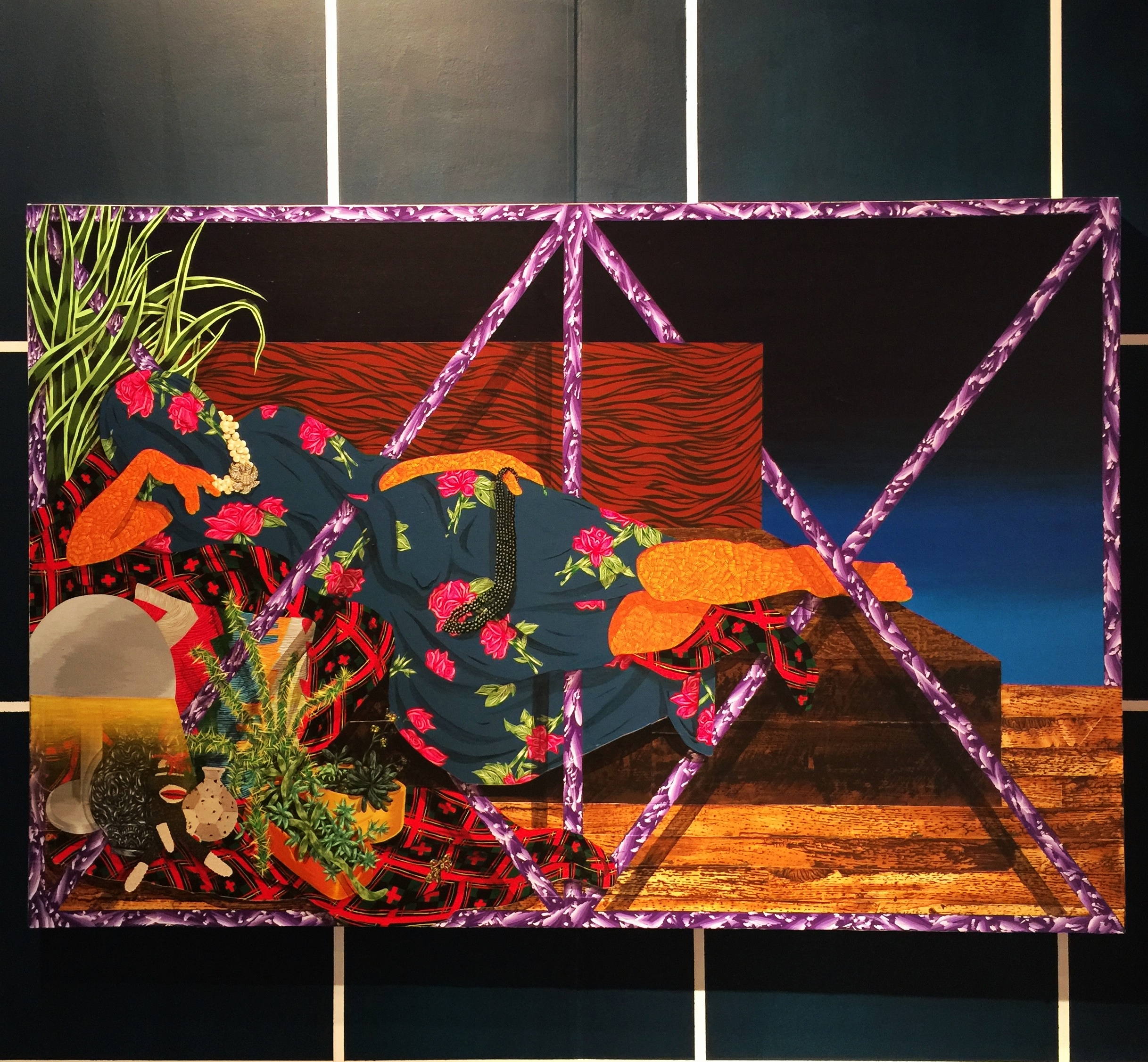 Amir H Fallah's painting at Volta