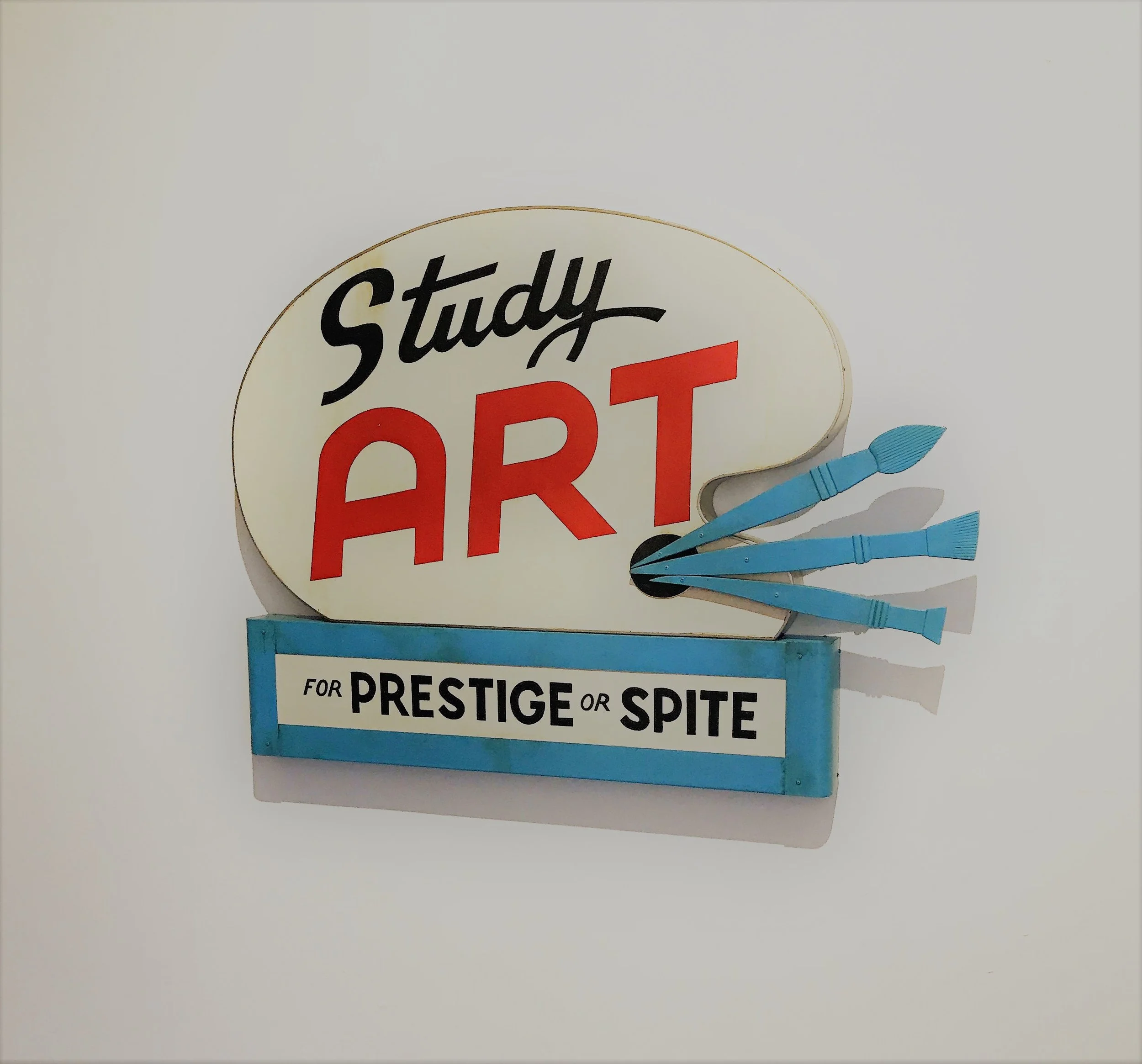 One of John Water's works in the Pavilion of Artists and Books