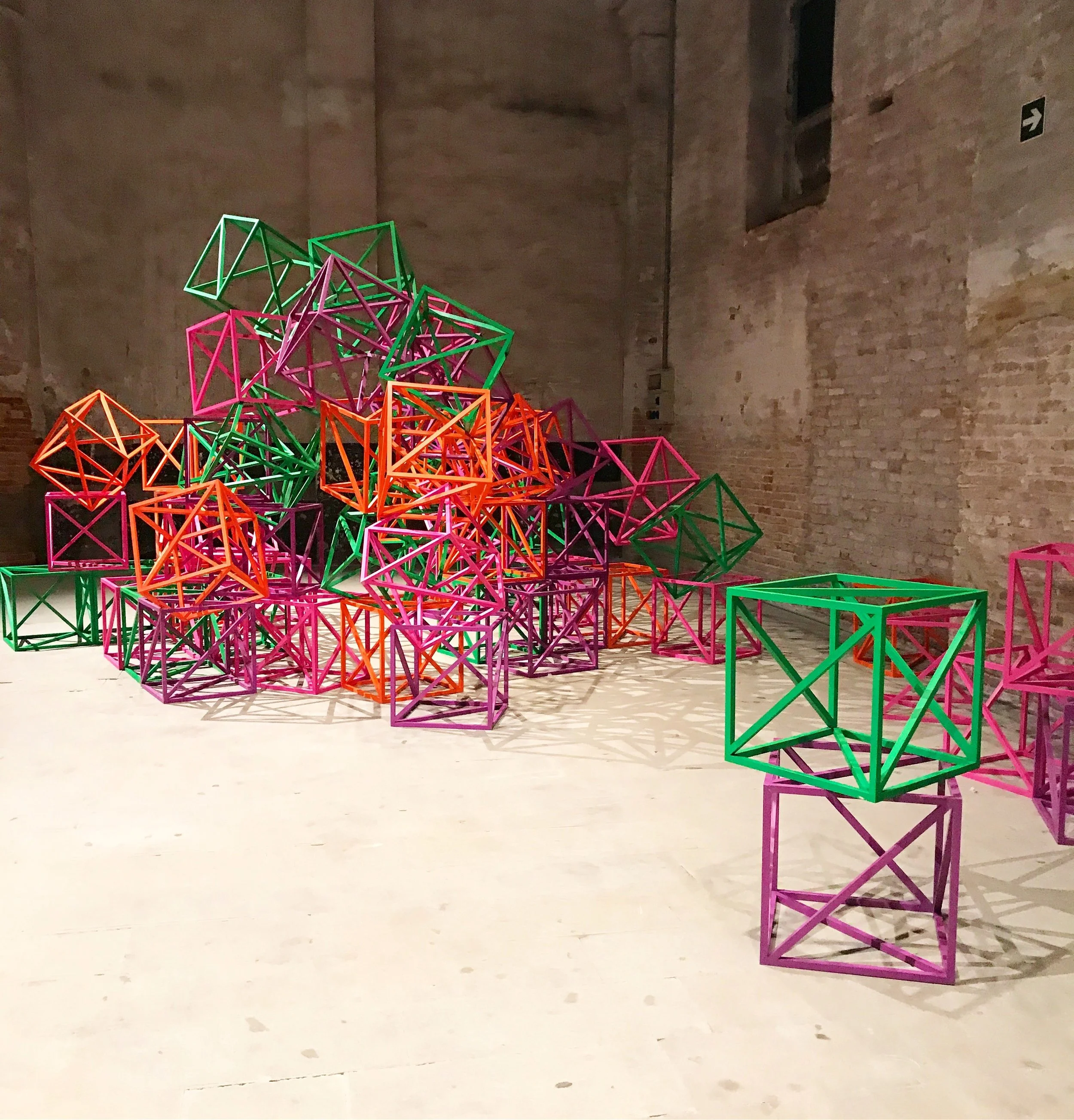 Rasheed Araeen's installation at Arsenale 