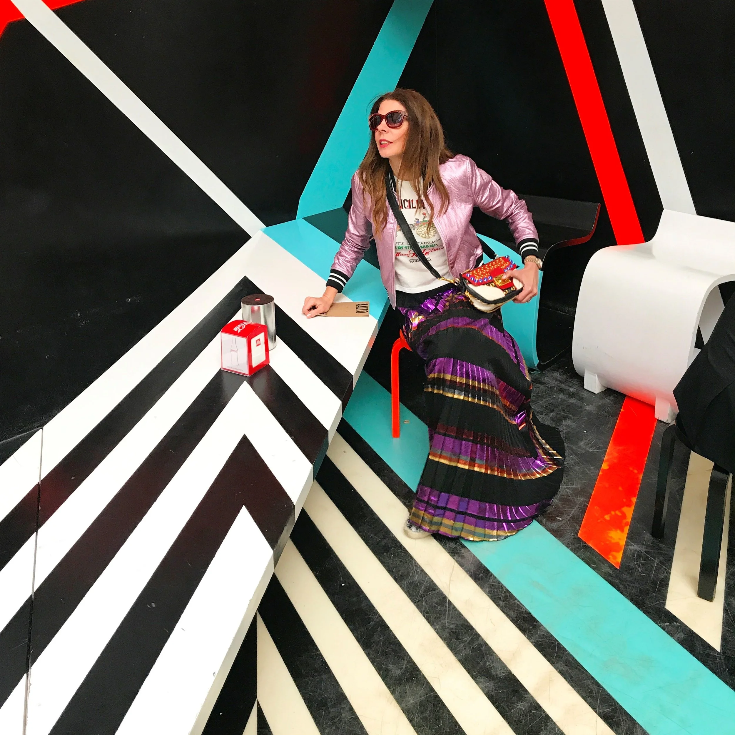 The Cafe at Giardino, designed by Tobias Rehberger 