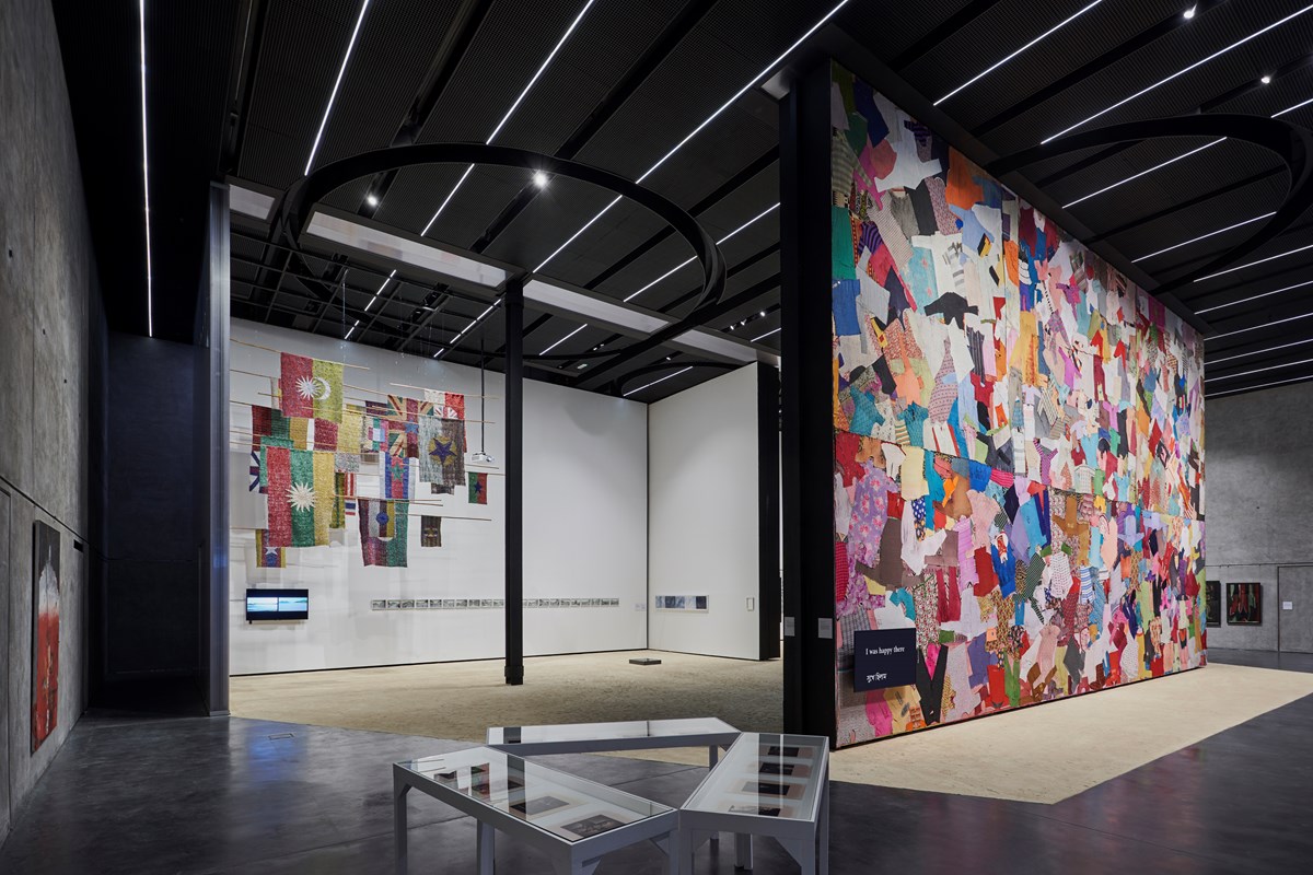 Fabric(ated) Fractures presented by the Dhaka Art Summit at Concrete in Dubai