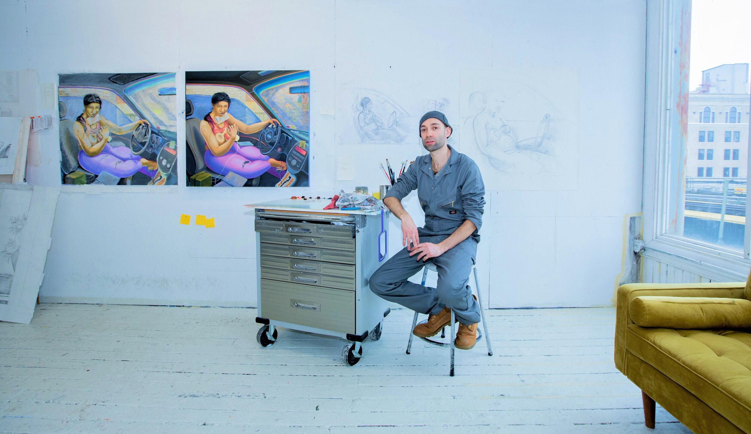 Empathy and relatibility: A studio visit with Aaron Gilbert