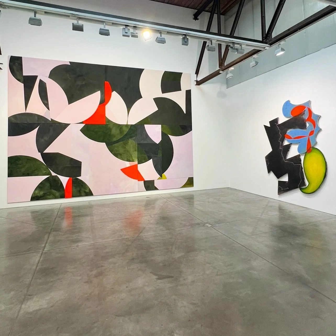 I call artworks like these &ldquo;strategic abstraction&rdquo;. These aren&rsquo;t accidents of color or composition, but instead arguments made through form:

1. Sarah Crowner slices geometry like it&rsquo;s choreography and  Elizabeth Murray is car