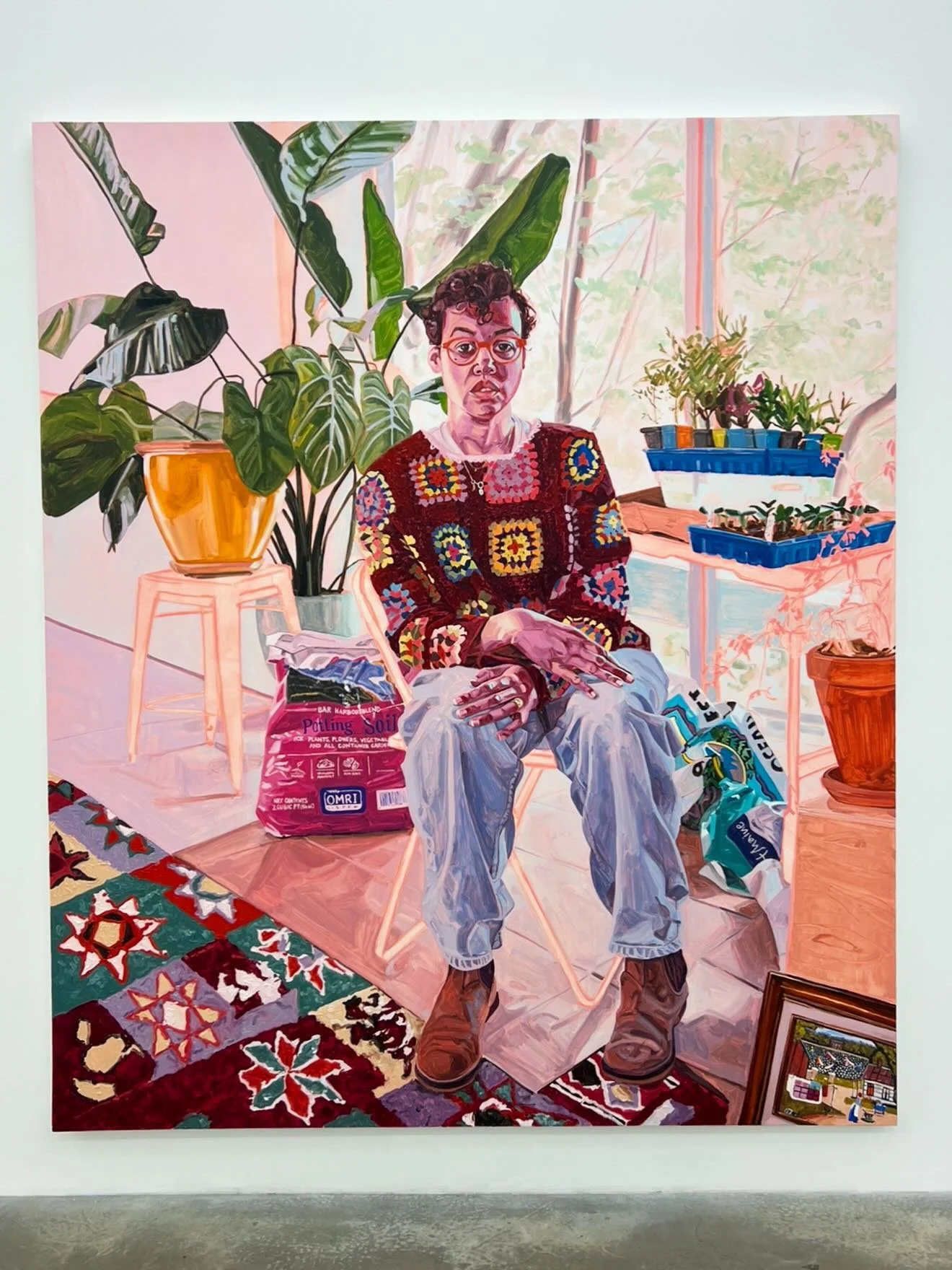 Four shows in Chelsea that  I saw in between meetings, or at the end of the day, when I was already a little tired and not particularly open to being convinced of anything.

Jordan Casteel, Friedrich Kunath, Agnes Martin. Rezi van Lankveld.

They hav