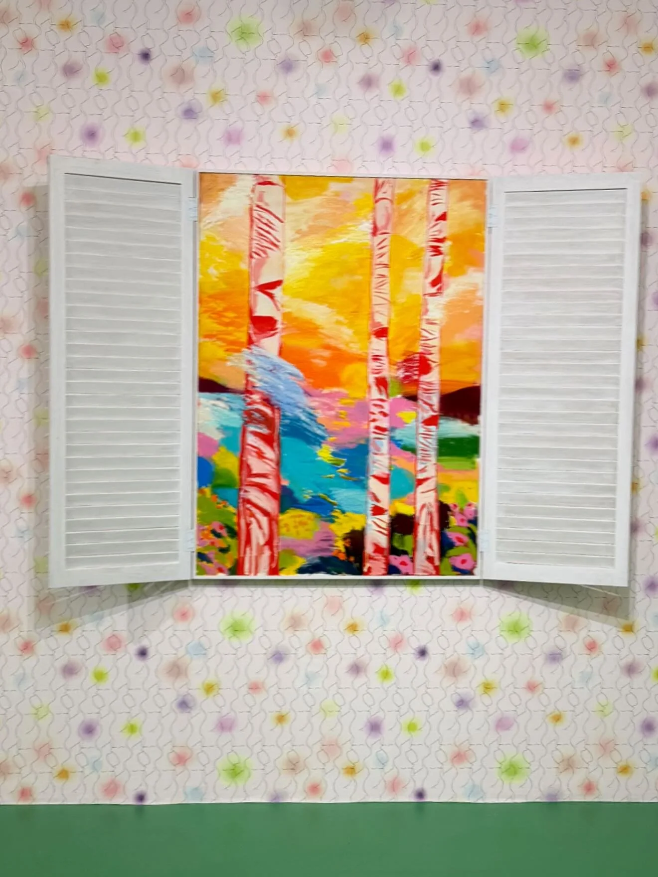 These paintings feel like standing at a window and pausing. Inside and outside blur. Landscape becomes a feeling. Home becomes a way of seeing. Pia Camil reminds us that what we live with every day can slowly shape how we understand the world. 

Beau