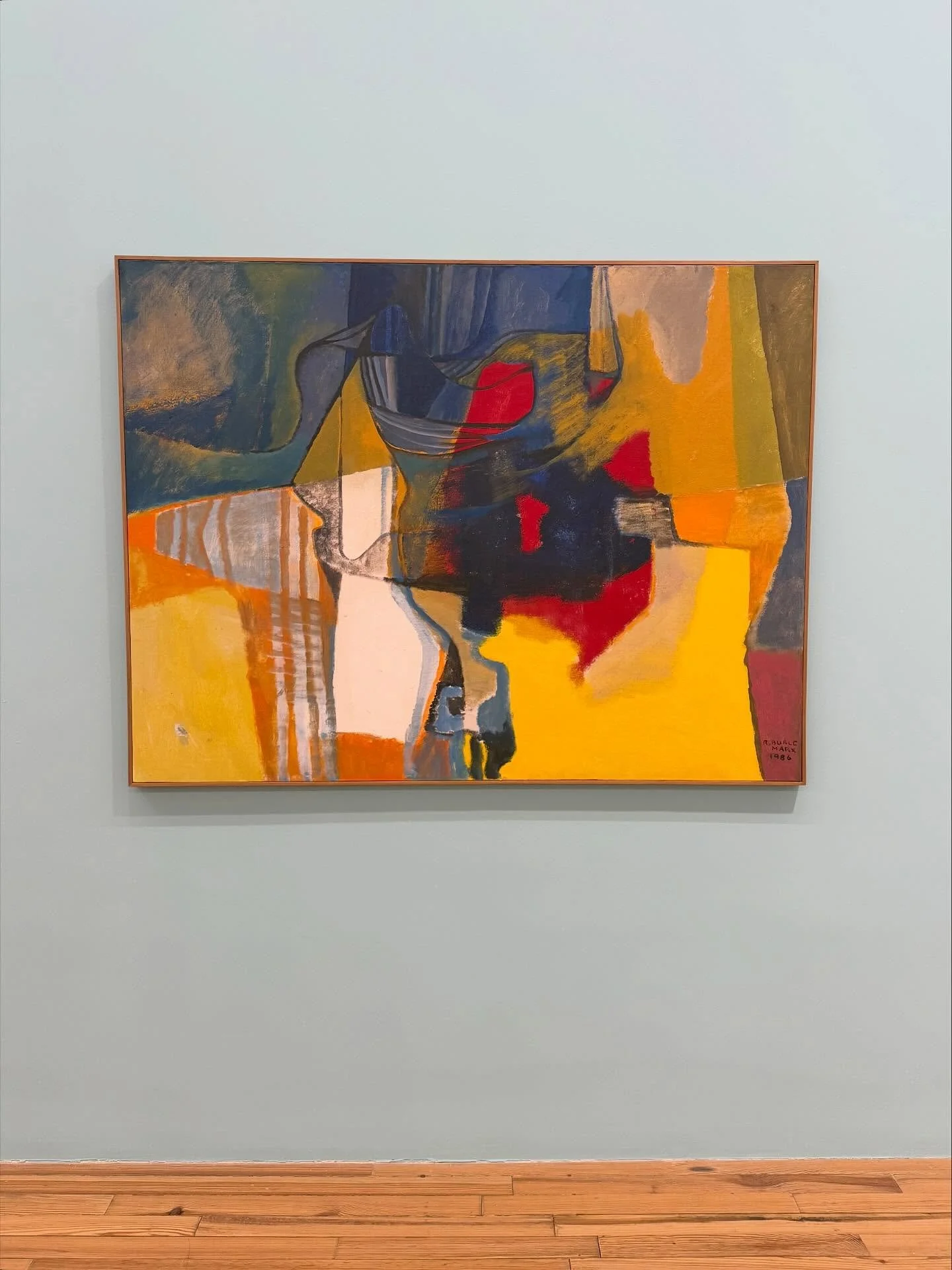 We thought we knew Roberto Burle Marx. The gardens. The curves. The modernist myth.

But this exhibition @andrewkrepsgallery the first in New York devoted exclusively to his paintings, changes the story.

Over five decades, Burle Marx wasn&rsquo;t ju