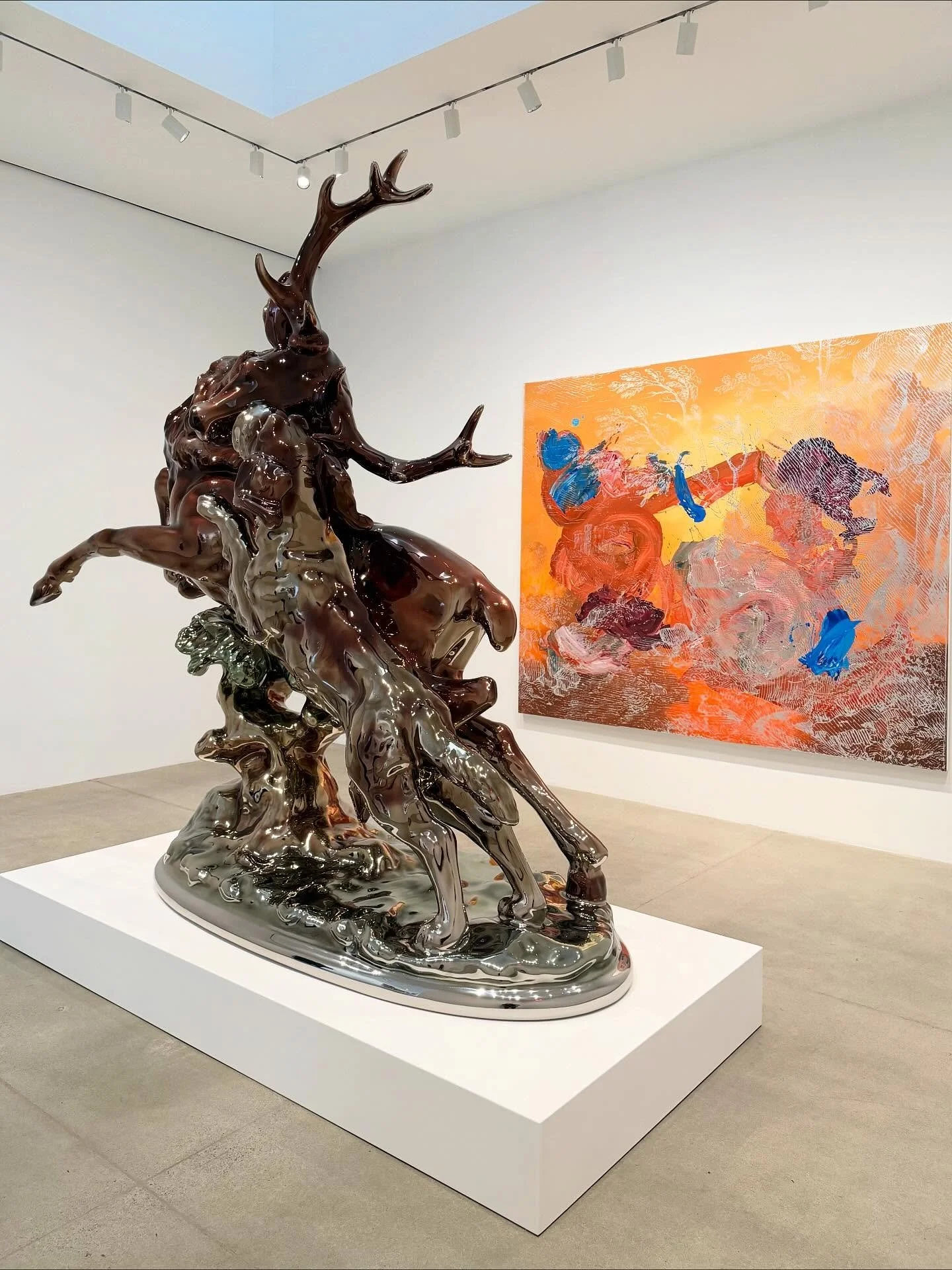 These new sculptures from Jeff Koons&rsquo;s Porcelain series look like delicate 18th-century figurines but they&rsquo;re actually mirror-polished stainless steel engineered with extreme precision.

Mythology, kitsch, luxury, spectacle&hellip; all co