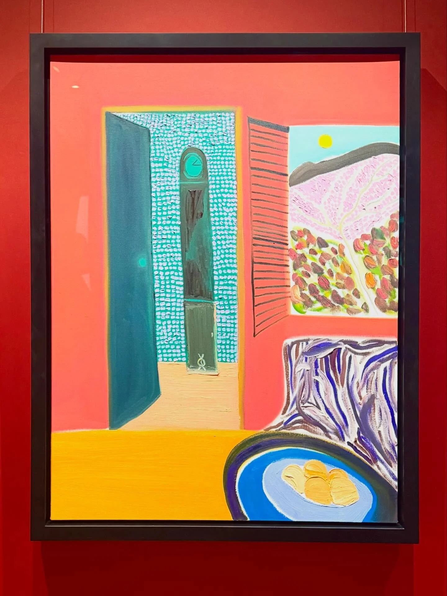 35 rarely seen and never-shown-before paintings and drawings by Matthew Wong in one beautiful palazzo. Some are melancholic and mysterious, some are optimistic and inviting. They are all layered, wonderful interiors. Excellent show 👏🏼❤️👏🏼