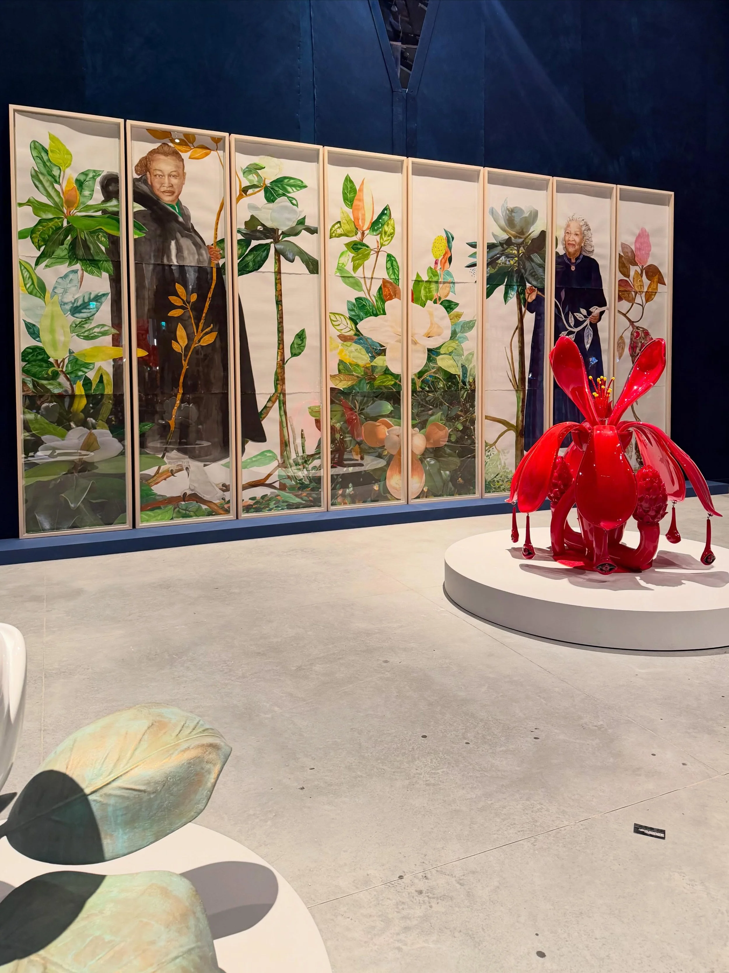I really loved the main pavilion at the Giardini @labiennale curated by the late Koyo Kuoh. &ldquo;In Minor Keys&rdquo; felt very cohesive despite the very different artists she chose. The installation by Maria Magdalena Campos-Pons (1st photo) is pa