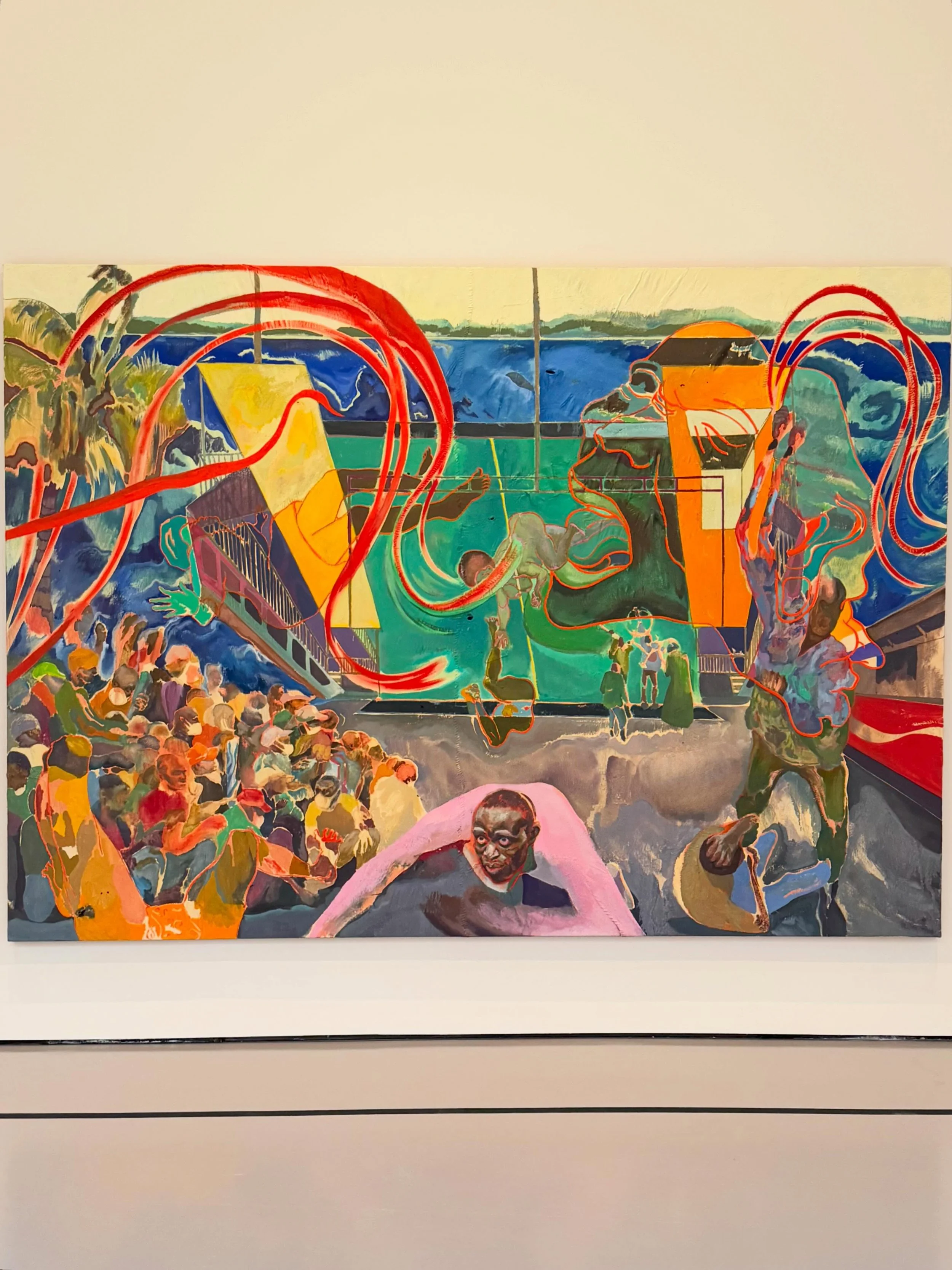 Back in NYC but Venice was really big this year and while it was impossible to see it all, I have many more photos to share. Here&rsquo;s a selection from the beautiful @michael_armitage_studio show @palazzo_grassi. Real and imaginary people in histo