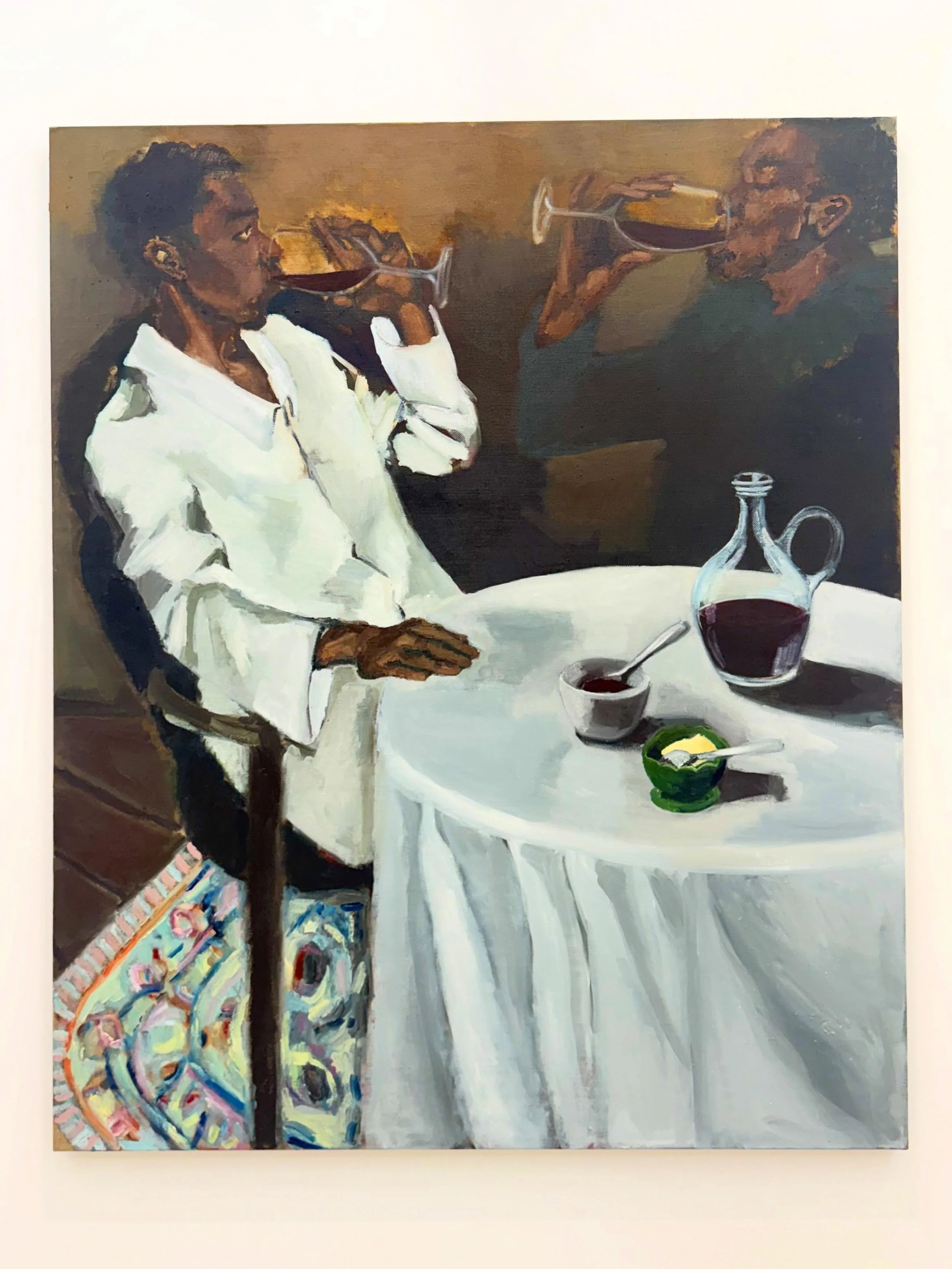 Lynette Yiadom-Boakye is back with a solo show @jackshainman after many years. These paintings carry understated beauty and the type of serene joy that is so distinctive in the artist&rsquo;s practice 🖤❤️