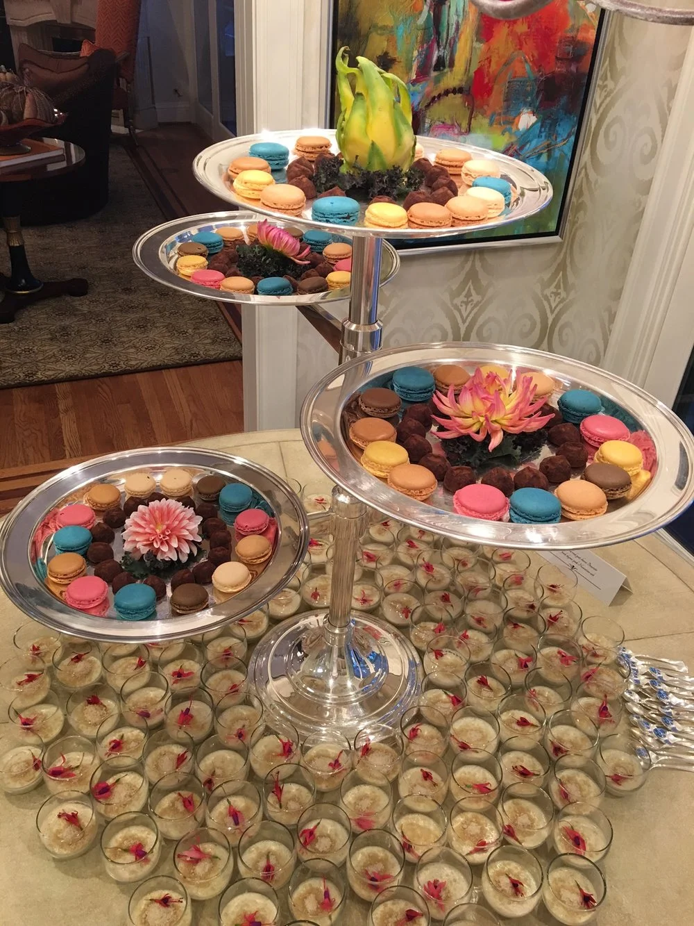 Lemon and chocolate mini tarts 