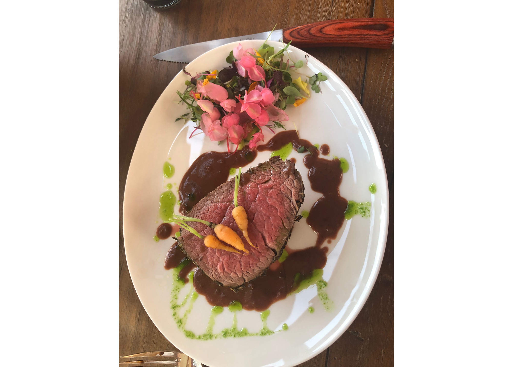 Herbs de Provence dry rubbed whole roasted tenderloin