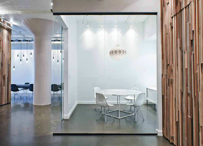 Secondary meeting room at 52 Pick Up Inc. studio.