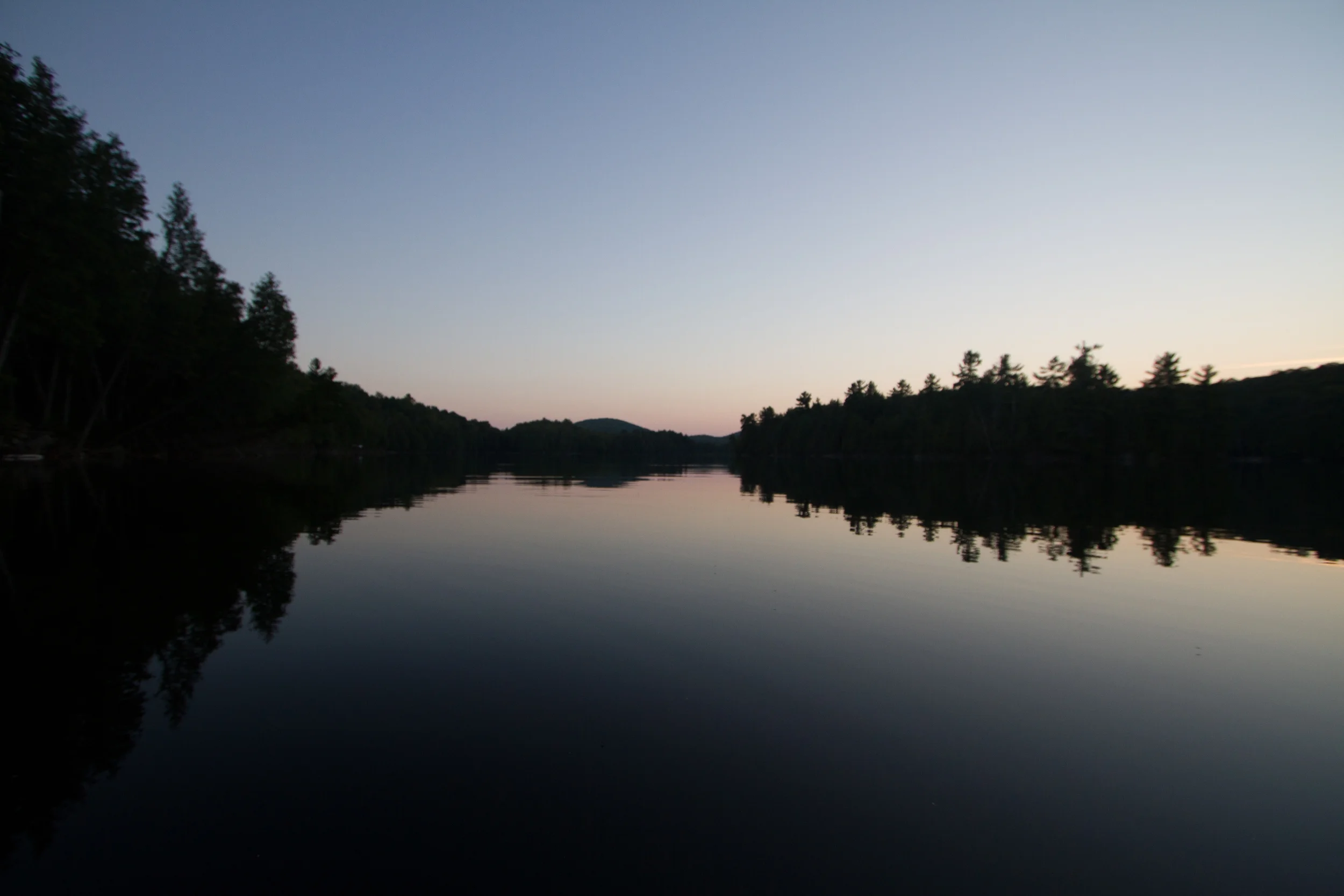 Sunrise at Madawaska Volleyball Camp