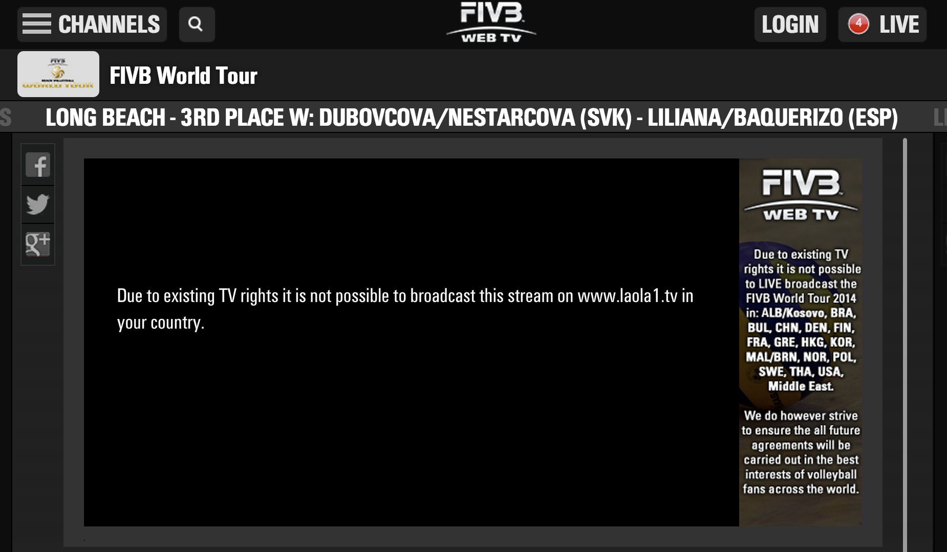 fivb live streaming