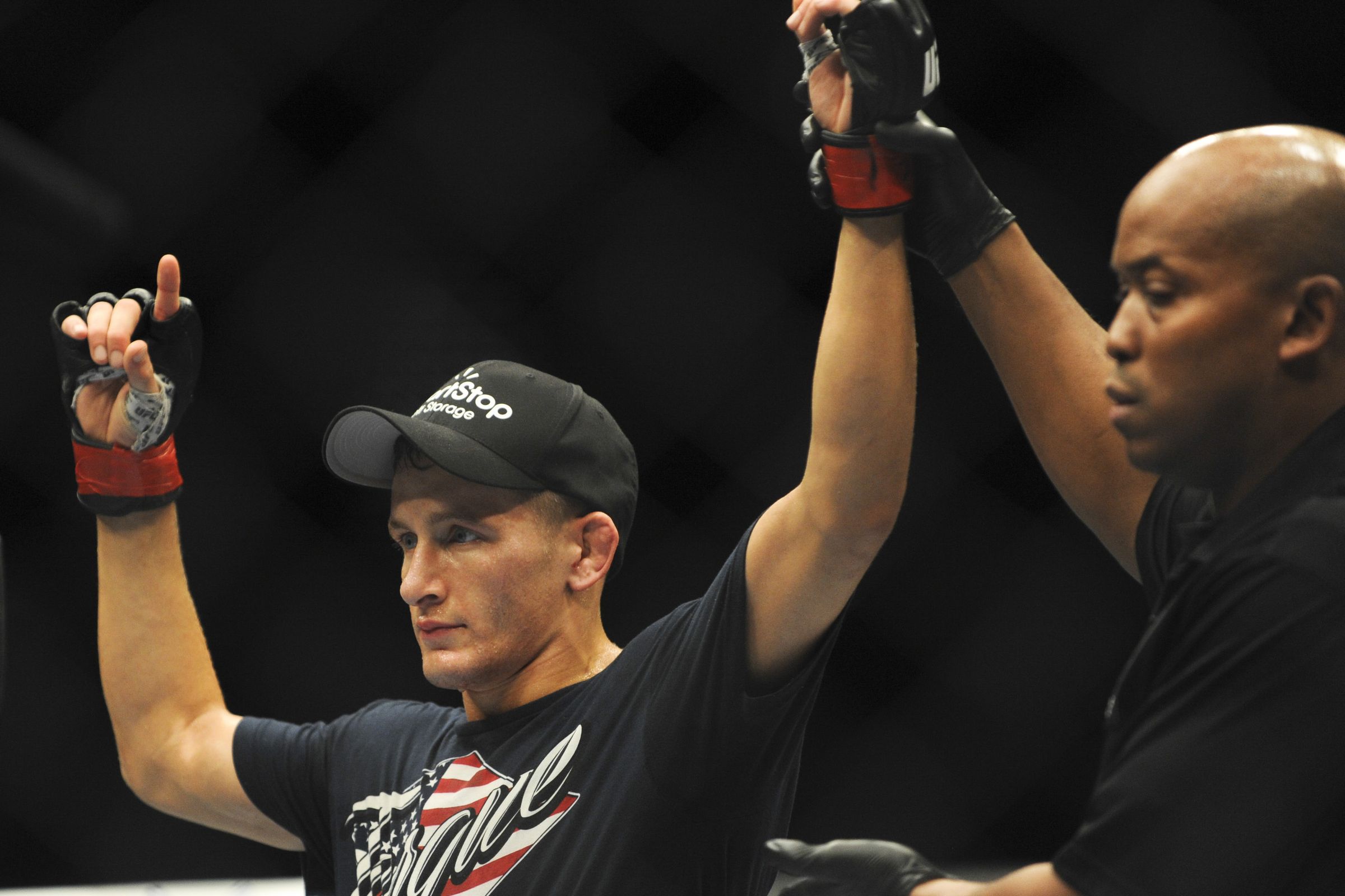 MMA fighter TJ Grant is one of many who have suffered a concussion. Photo: Stephen R. Sylvanie-USA TODAY Sports