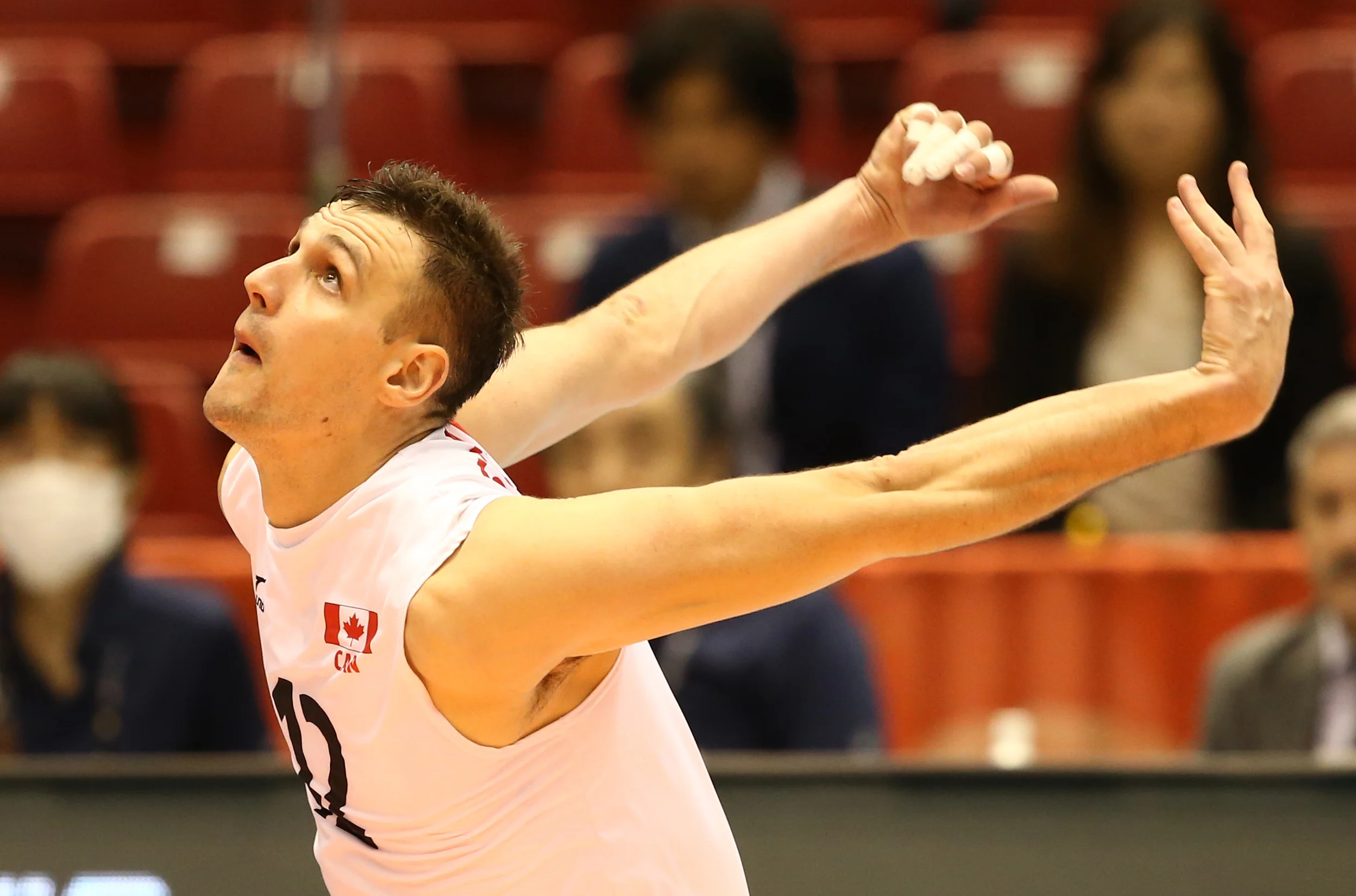 Gavin is back! He currently leads the tournament in points (44) and kills (34) Photo: FIVB