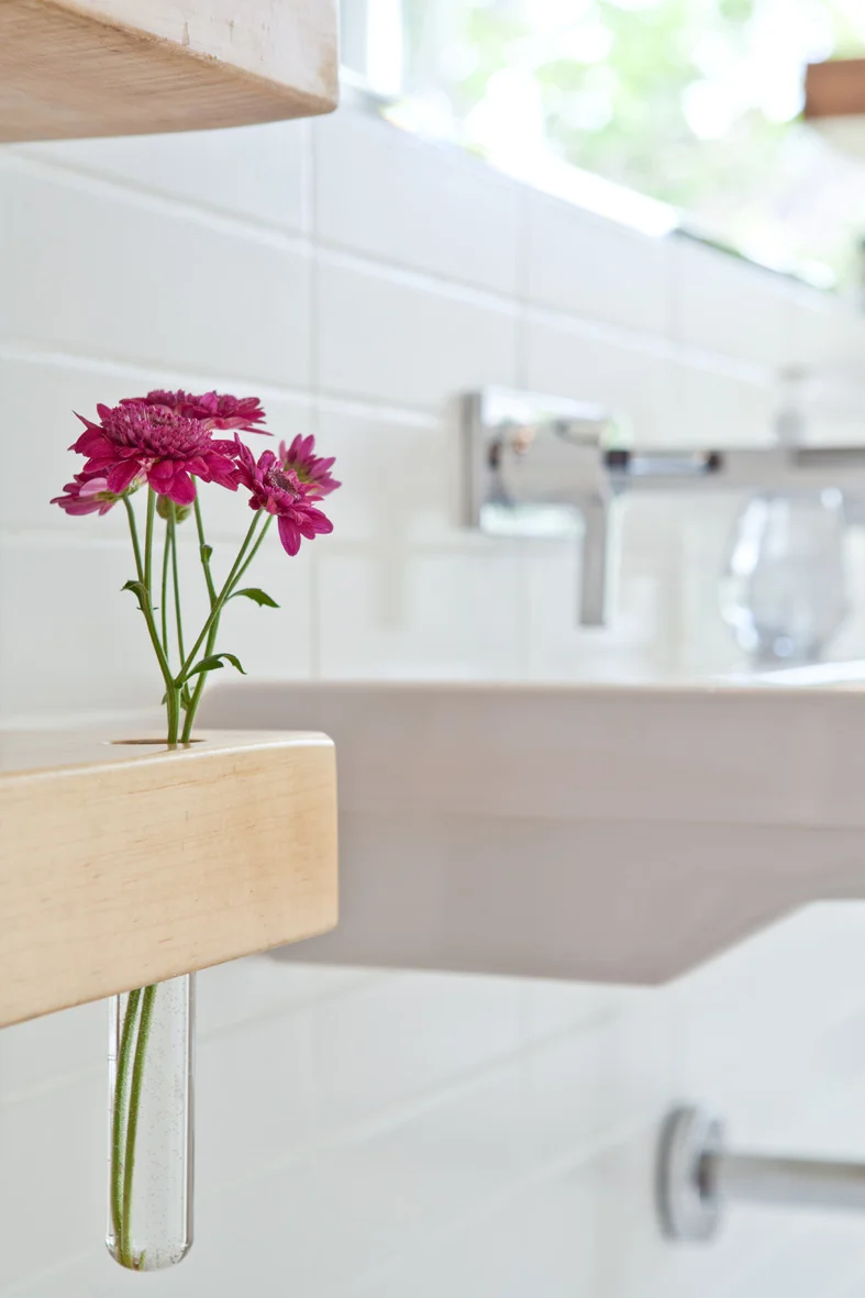 Whimsical elements integrated into the functional design, add subtle splashes of colour into the space