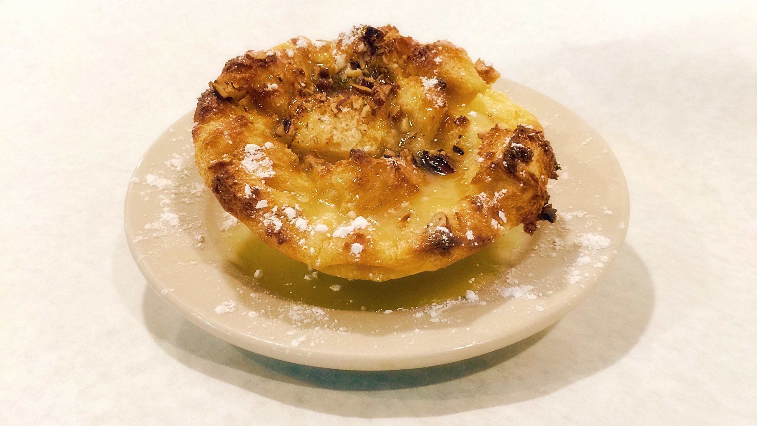 Homemade Bread Pudding w/ Rum Sauce