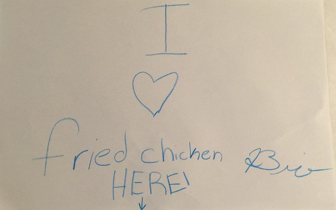 Celebrity Artist/Kid Brie Loves Us!