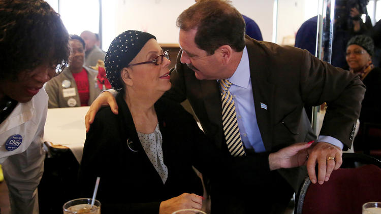 Chuy Garcia And Karen Lewis