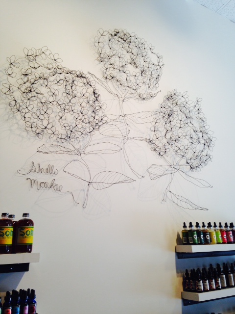 Wire Hydrangeas