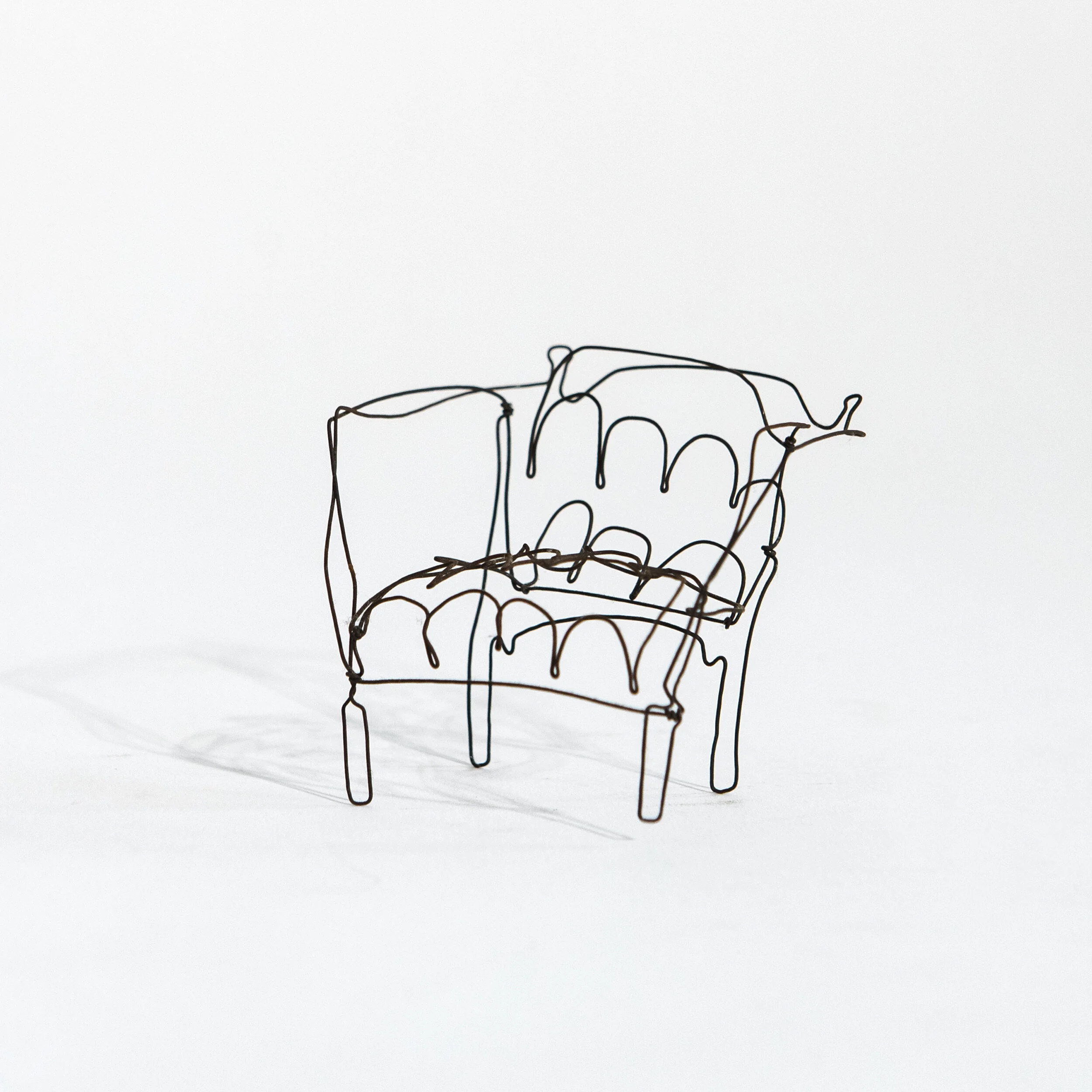 Green Chair 3" x3" $200.00 SOLD