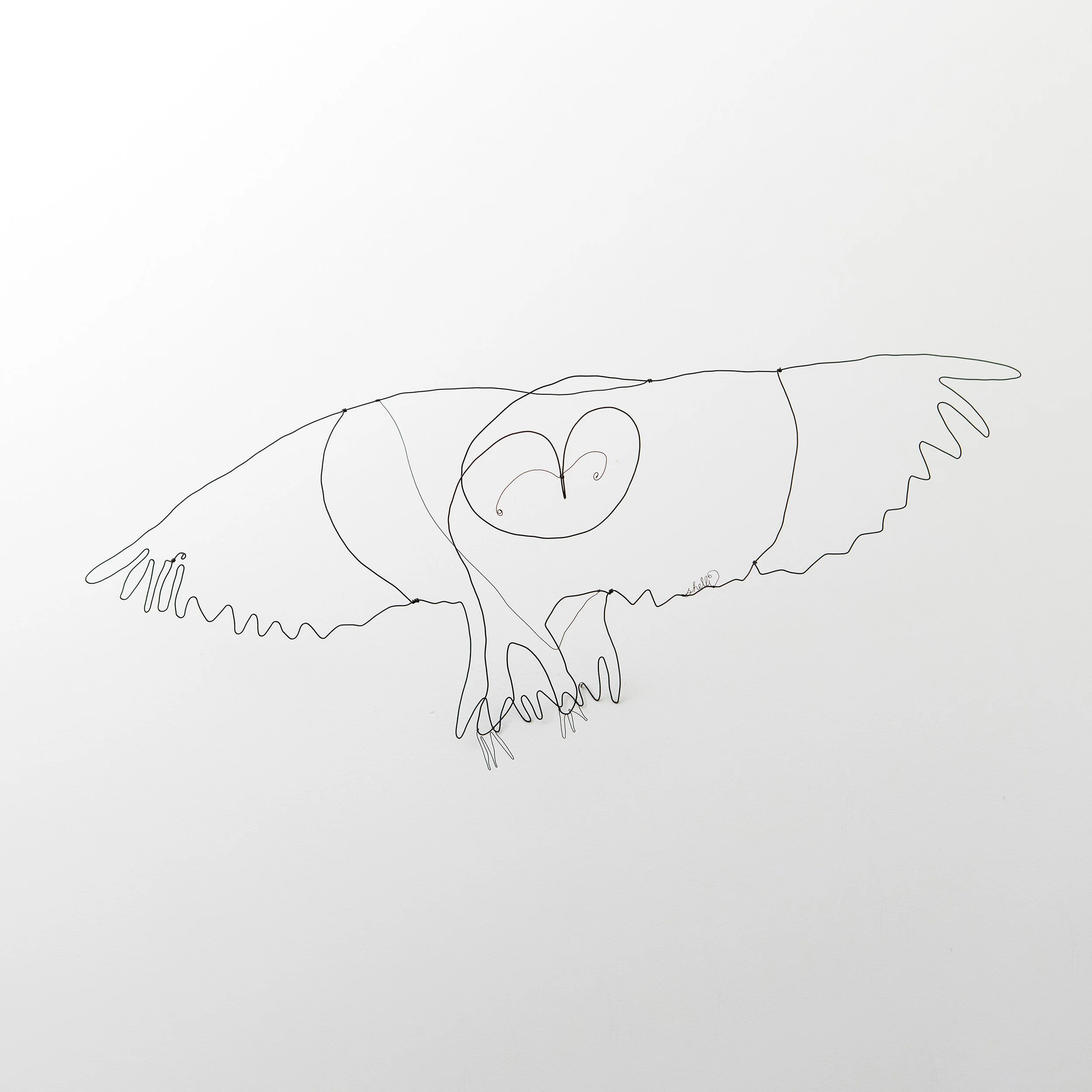 Wire Owl 32" x 13" $350.00