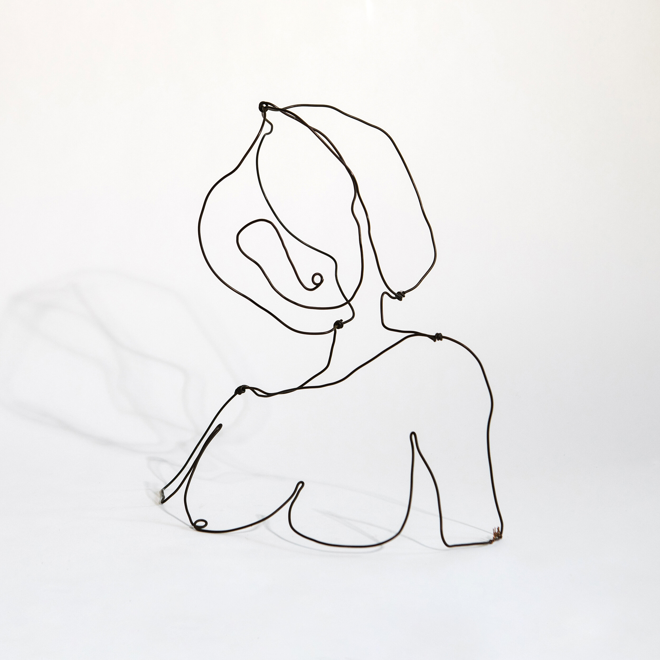 Her 17" x 17" x 13" SOLD