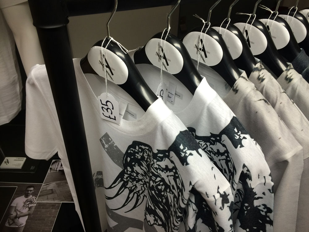 The Eagle On The Shoulder tee proved very popular!