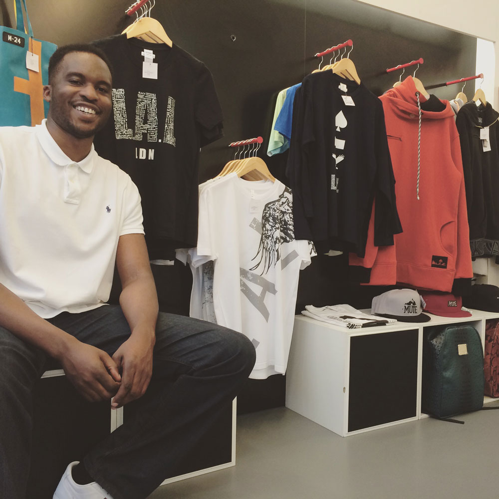 Next to my pop-up at The Prince's Trust: Tomorrow's Store