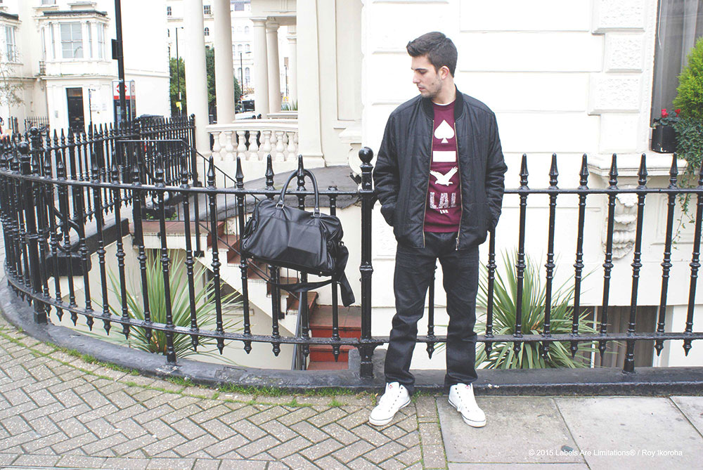 Kyri in AW15 MAROON
