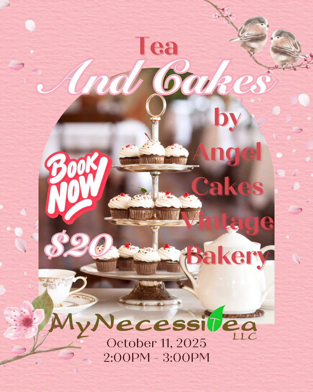 Tea and Cake - with Angel Cakes Vintage Bakery