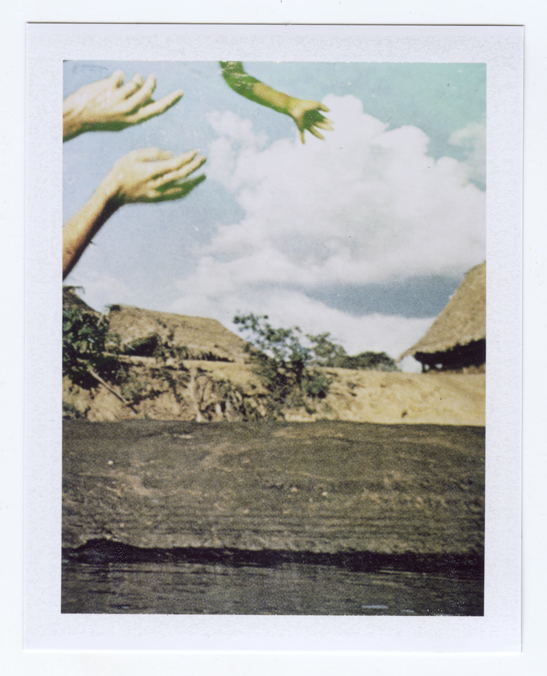   dreams of flight (being caught or crashing)  Polaroid of found National Geographic, 2015   Statement + Info  
