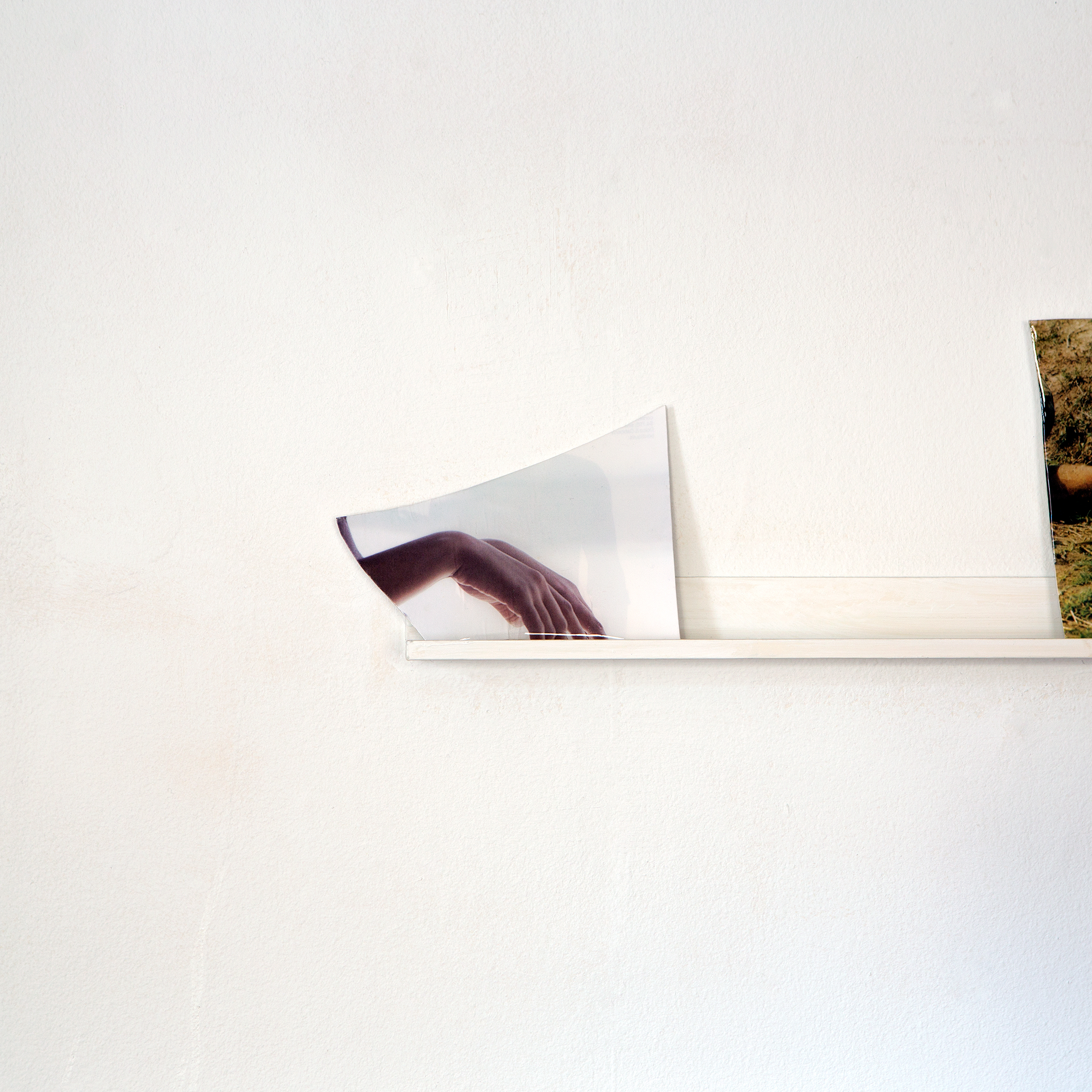   I am at a loss for words, but I am still speaking  resin, found photograph, 2015   Statement + Info  