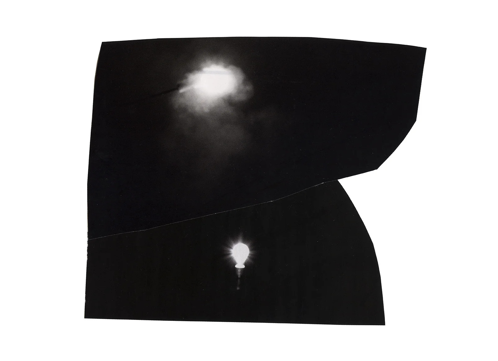 Out of nothing, it arrives. collage, 2015 Statement + Info